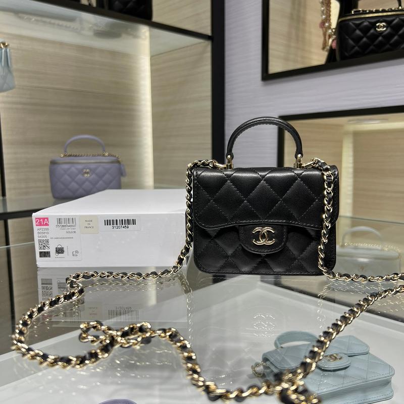 Chanel Handbags AP2200 sheepskin black